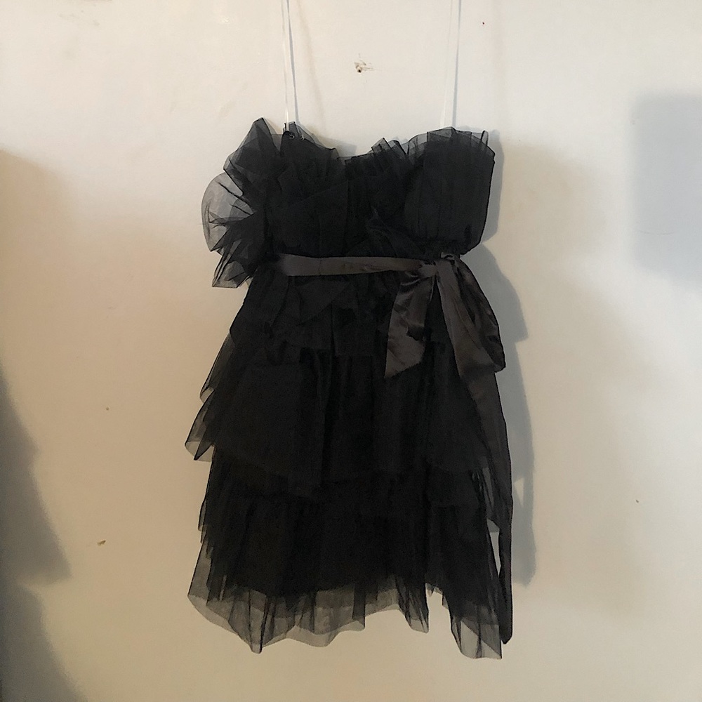 Black Chiffon Dress